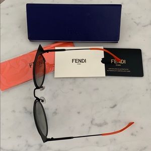 Fendi Accessories - Fendi Eyeshine Matte Black Sunglasses Fendi Accessories - Fendi Eyeshine Matte Black Sunglasses